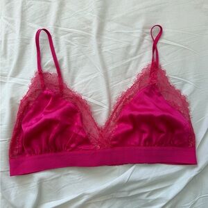 Forever 21 Fuchsia Lace Bralette